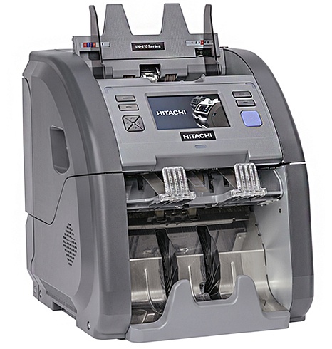 Hitachi Ih-110F, 2-х карманный счетчик сортировщик банкнот