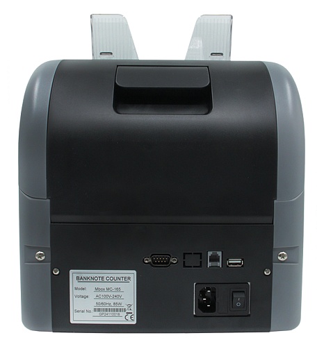 Mbox MC-165, 2-х карманный счетчик сортировщик банкнот